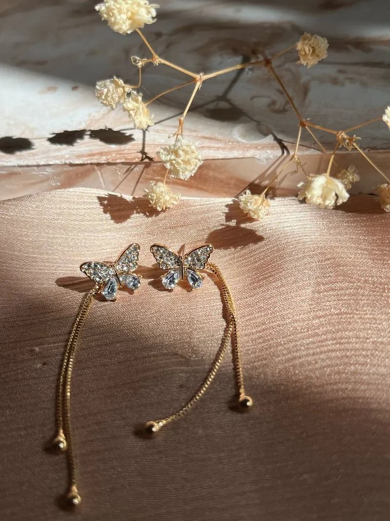 Thumbnail for Boucles D'oreilles papillon ✨