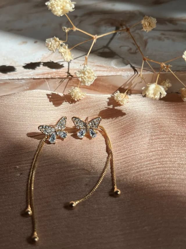 Boucles D'oreilles papillon ✨