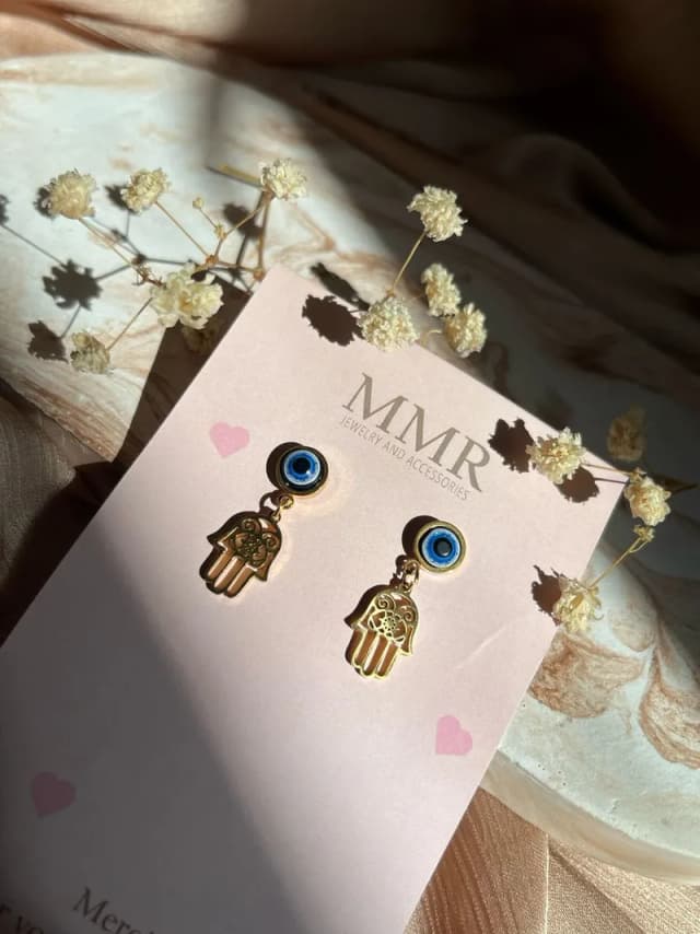 Boucles D'oreilles Khamsa ❤️